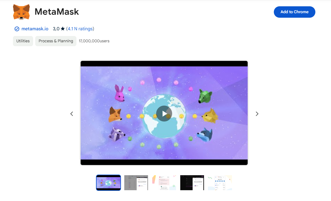 Download Metamask Extension