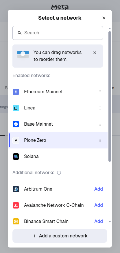 import or Creat a wallet
